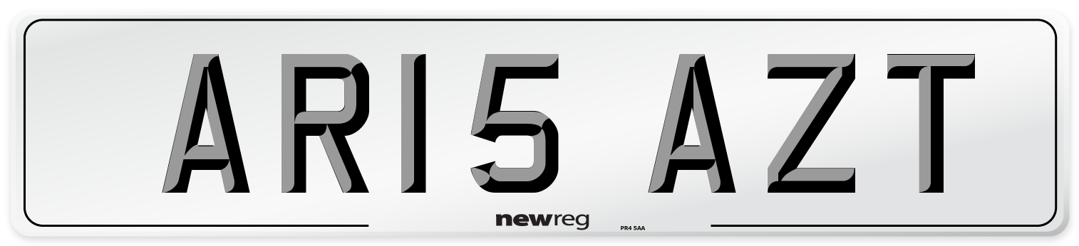 AR15 AZT Number Plate from New Reg